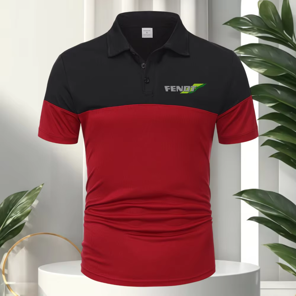 FENDT T-shirt classique à manches courtes pour homme
