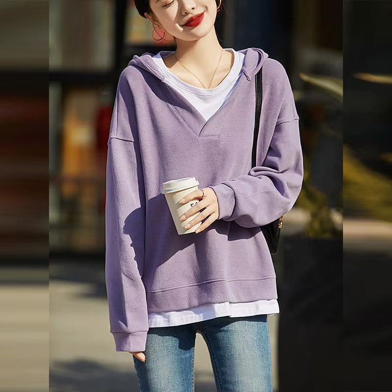 Sweat-shirt à capuche pour femme