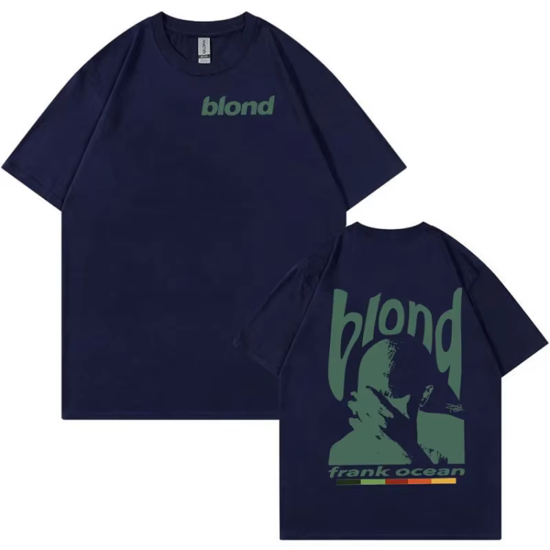 Rappeur Frank rétro graphique T-shirt hommes femmes Hip Hop océan Album vêtements T-Shirts Y2k unisexe blond mode
