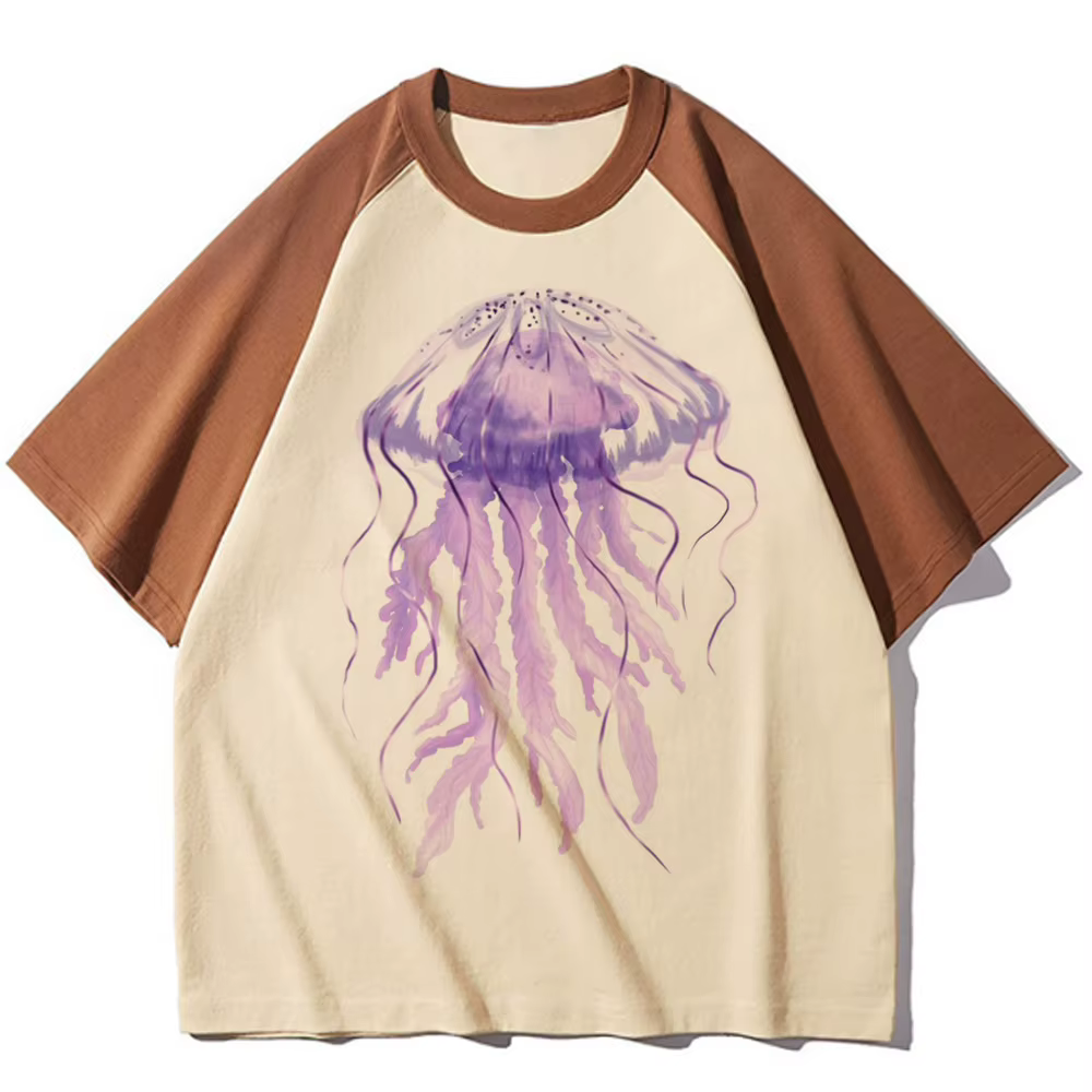 Méduse t-shirt femmes bande dessinée manga mélange t-shirt femme anime vêtements