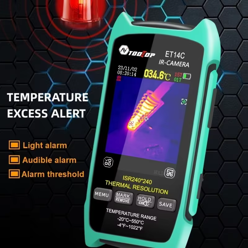 TOOLTOP ET14C 2.8 pouces imageur thermique 25Hz caméra d'imagerie