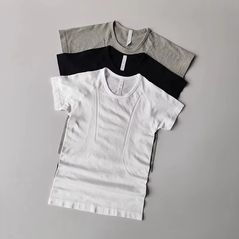 Femmes Yoga haut sans couture Sport t-shirts chemise de Fitness vêtements