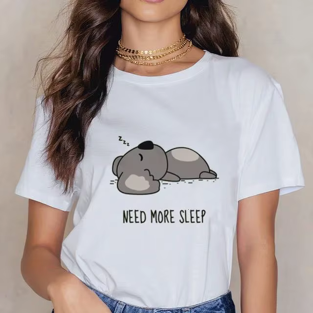 T-shirt pour femme avec imprimé animal kawaii koala