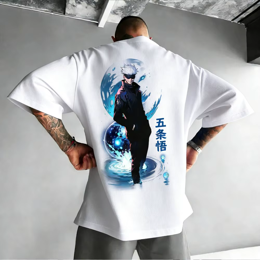 T-shirt imprimé Jujutsu Kaisen Gojo Satoru