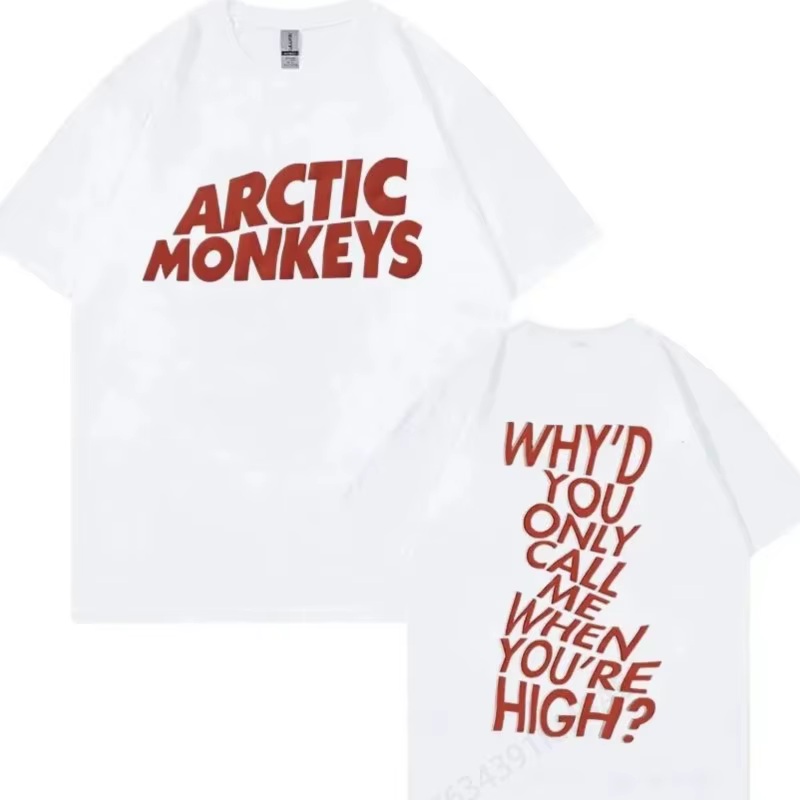 Arctic Monkeys-T-shirt à manches courtes Rock Band pour hommes et femmes