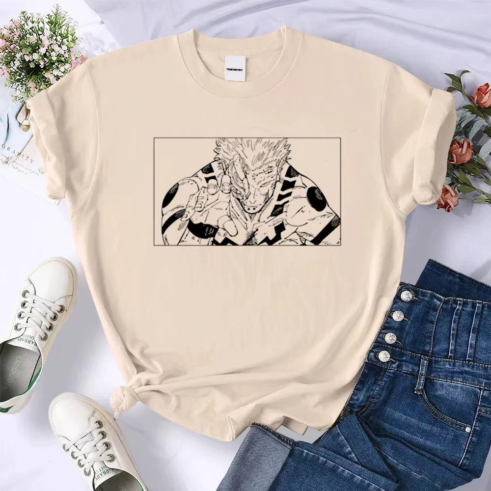 Jujutsu Kaisen Gojo top t-shirts femmes graphique Pastel anime classique haut respirant