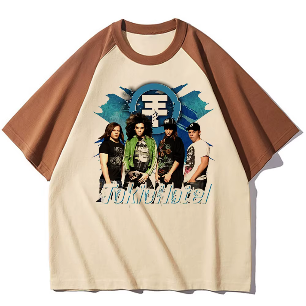 Tokio-T-shirt Harajuku pour femme, haut d'hôtel, streetwear fille, bande dessinée, vêtements des années 2000