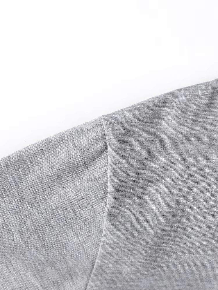 Gris couleur unie vêtements hommes t-shirts de haute qualité nouveau t-shirt été décontracté couverture en coton Hip