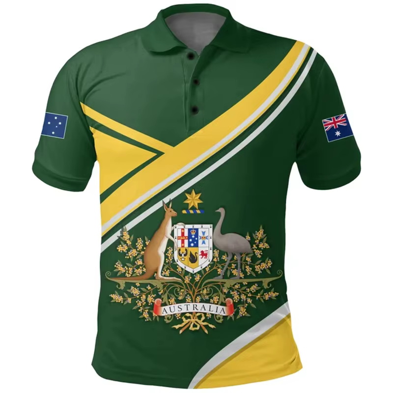 Australia Feel-Polo à manches courtes pour hommes