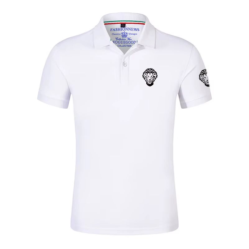 Polos College à manches courtes pour hommes