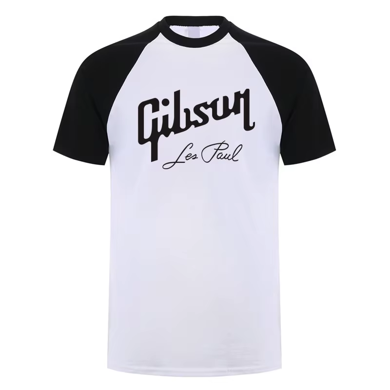 Guitare Gibson t-shirt été hommes à manches courtes coton t-shirts