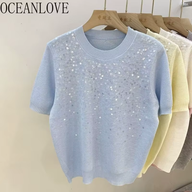 T-shirt en tricot Matakawa pour femme