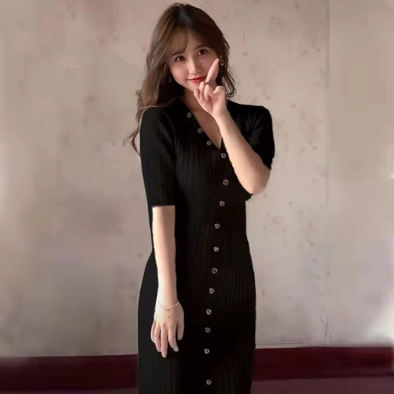 Robe pull en tricot pour femmes