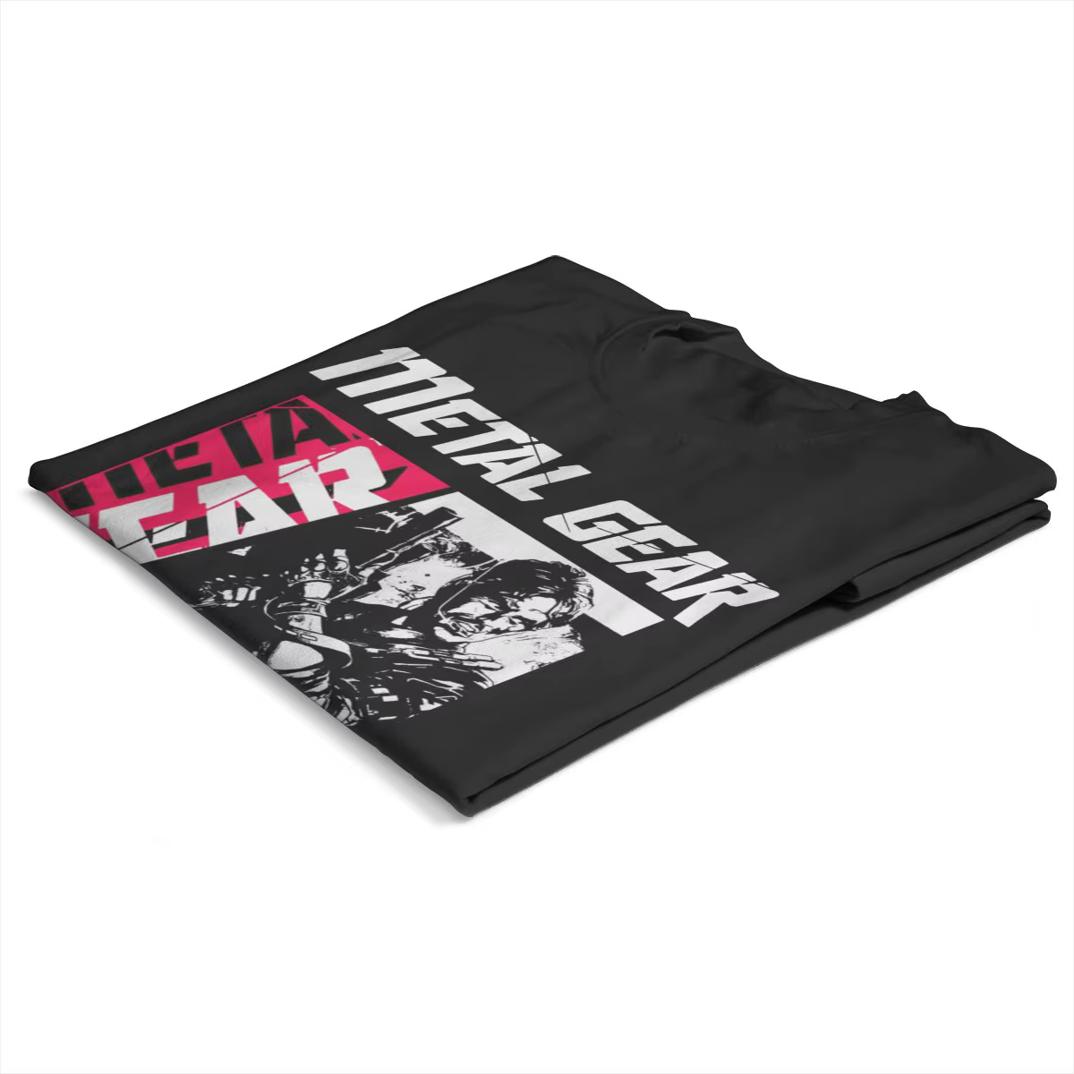 T-shirt en coton imprimé Metal Gear pour homme