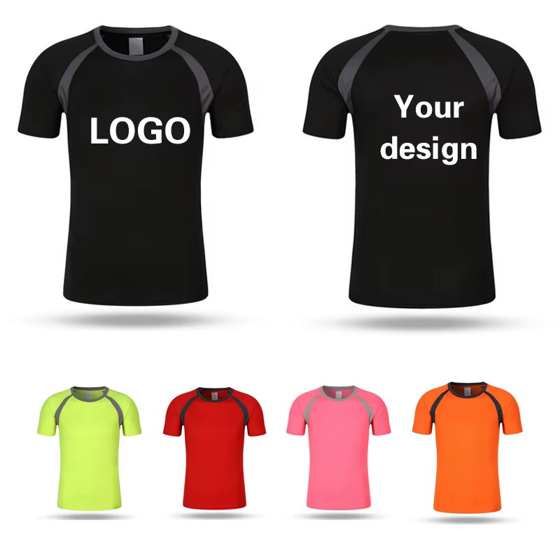 T-shirt surdimensionné à séchage rapide avec logo personnalisé pour hommes et femmes