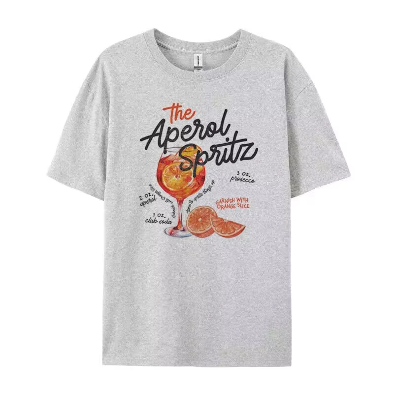 Aperol Spritz Retro Cocktail Graphic Tees for Women