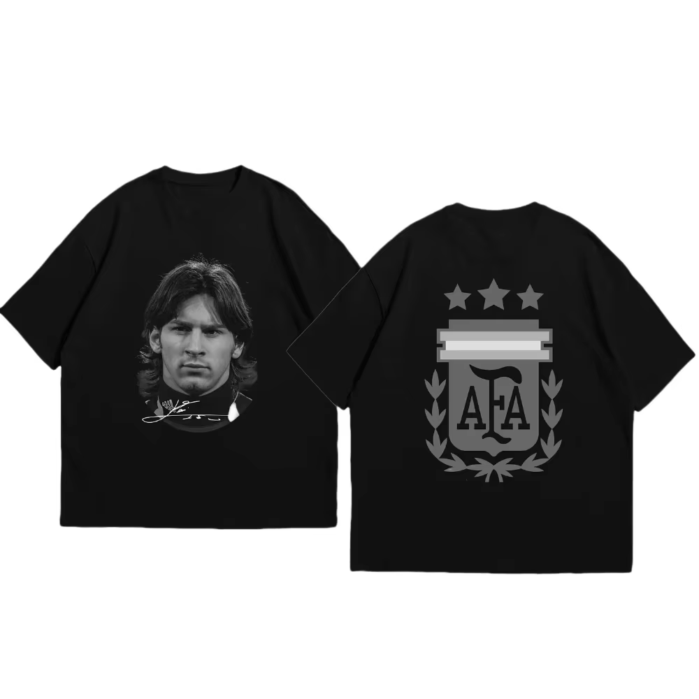 Cristiano Ronaldo football Superstar mode imprimé à manches courtes coton T-shirt hommes femmes porté Style américain été rétro tendance
