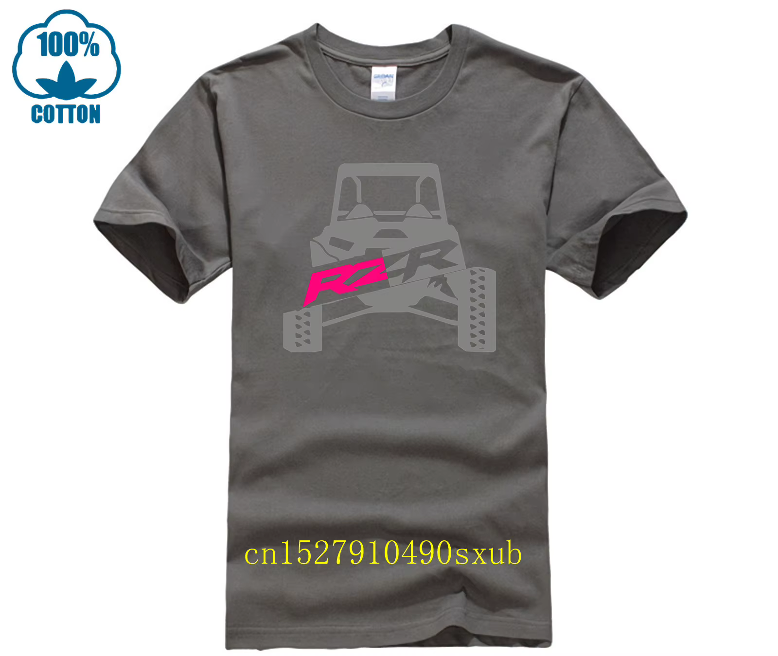 T-shirt imprimé décontracté et amusant pour hommes, personnalisé Polaris RZR