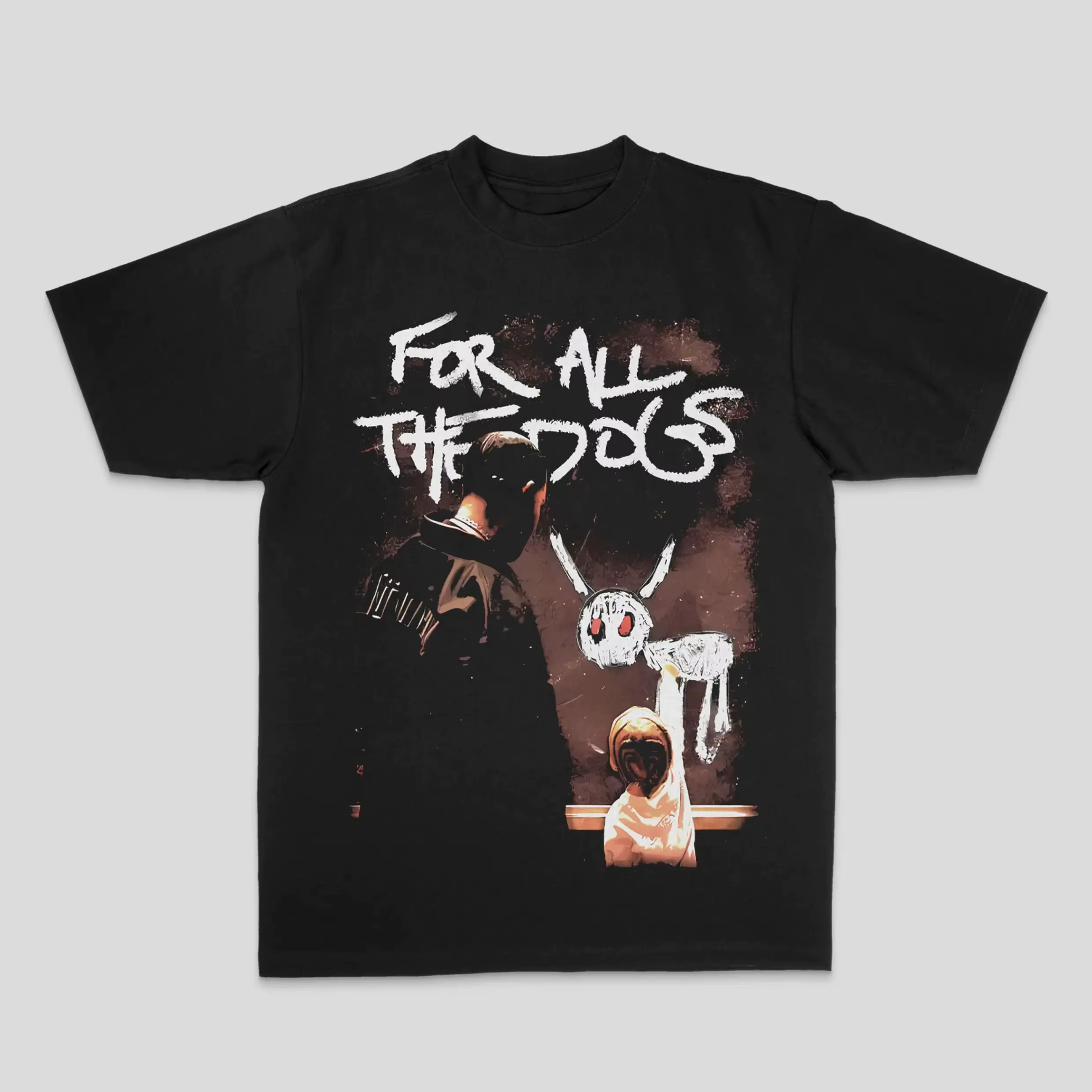 T-shirt Y2K Sportif Décontracté Homme Femme Couple Style Hip-hop et Rap Drake Duck Rock Européen et Américain 2026