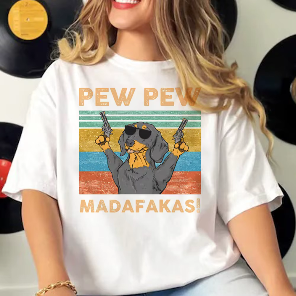 T-shirt Teckel pour femmes