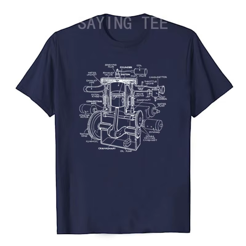 T-shirt graphique Carguy pour hommes