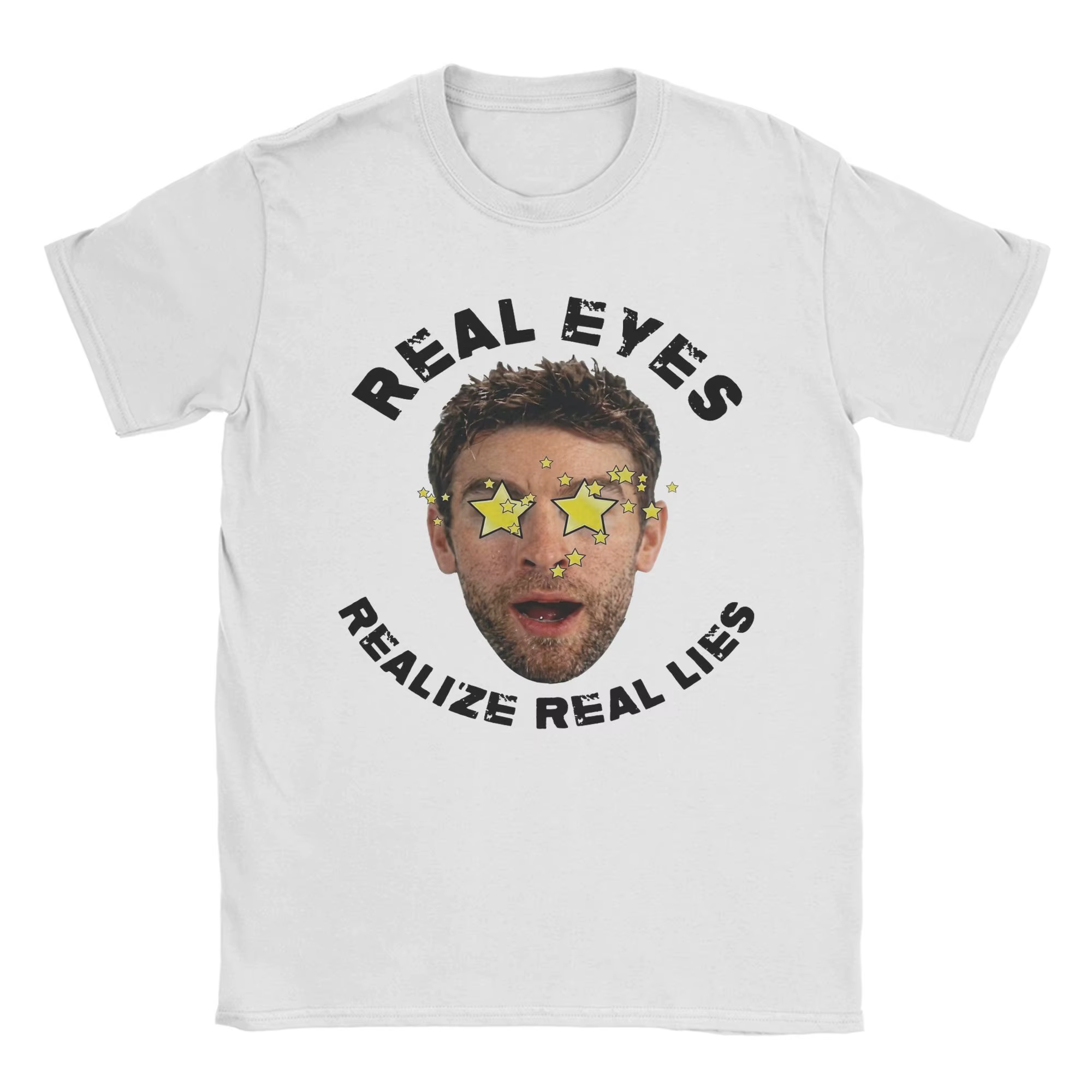 T-shirt à manches courtes et col rond pour hommes