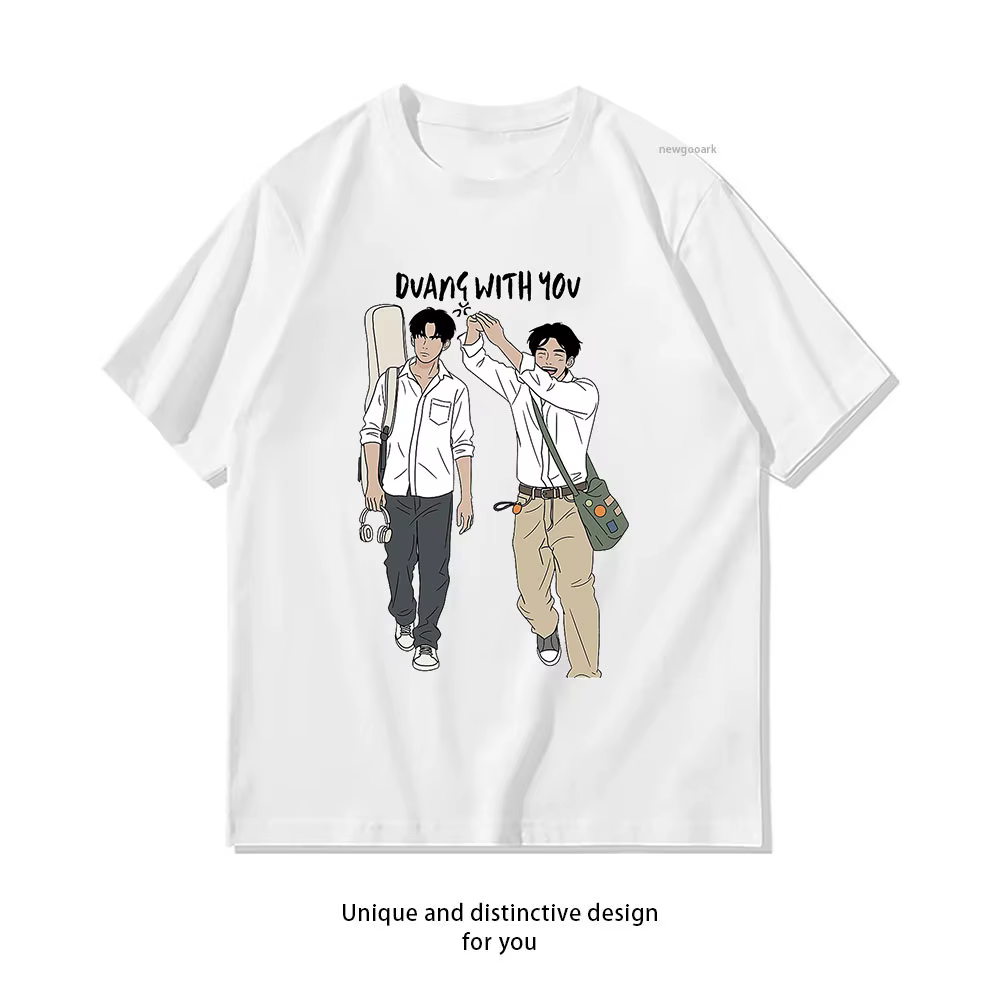 T-shirt thaïlandais bl duang with you series pour femme et homme