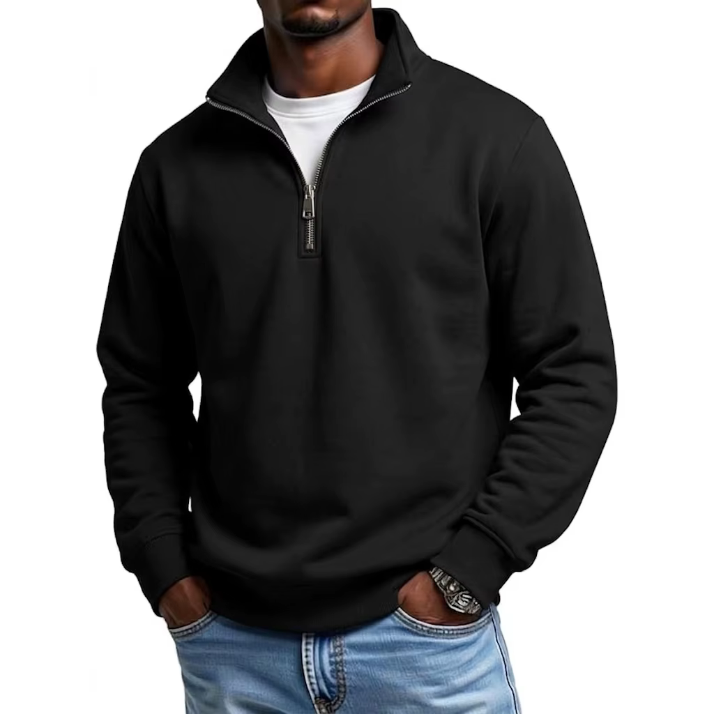 Sweat-shirt à fermeture éclair pour homme