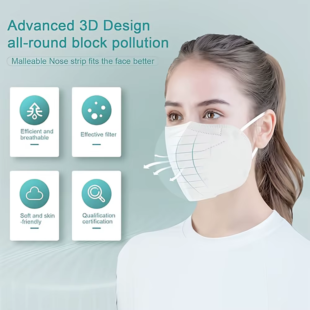 Masque facial FFP3 certifié CE UE