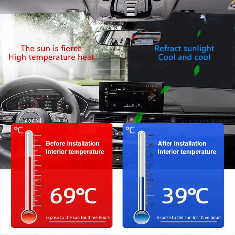 Pare-soleil de toit ouvrant pour Toyota Camry, pare-brise de voiture, pare-soleil, accessoires automobiles, 2X, XV80, 2023, 2024, 2025, location élevée