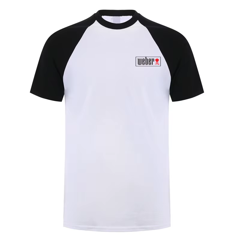 T-shirt manches courtes Weber pour hommes, décontracté, cool, barbecue, été