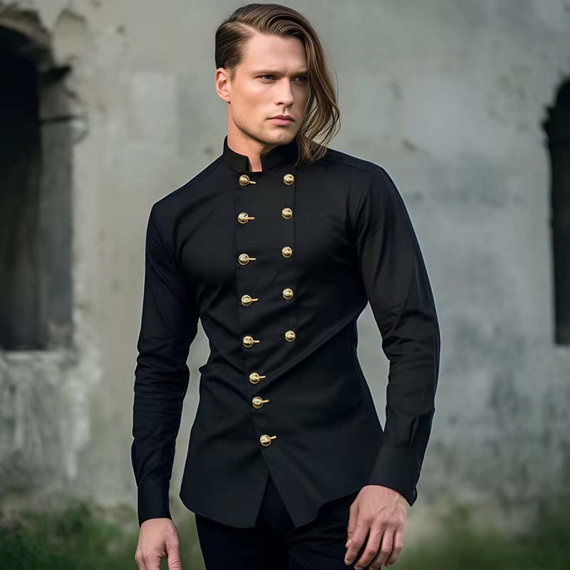 Chemises à manches longues pour hommes