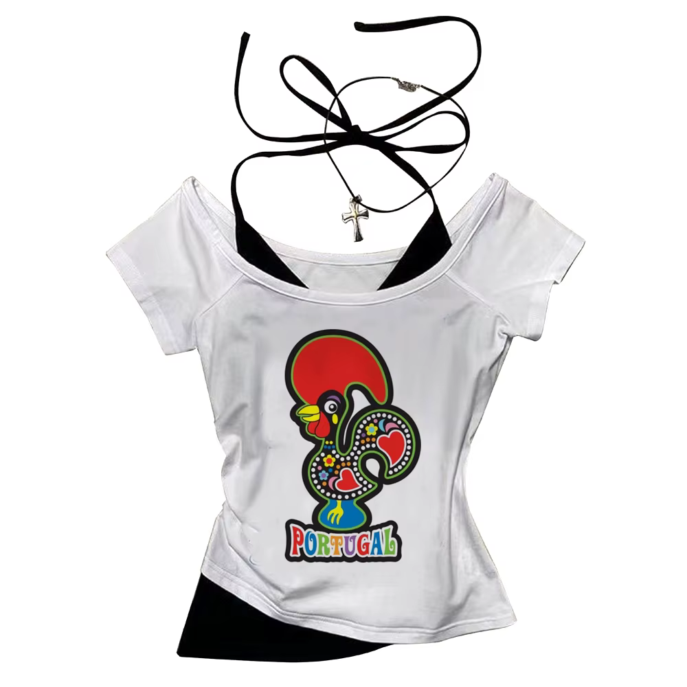 T-shirt graphique pour femme