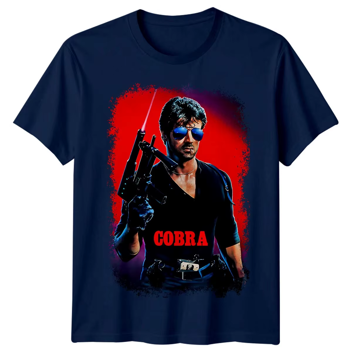 T-shirt Cobra 1986 rétro pour hommes et femmes