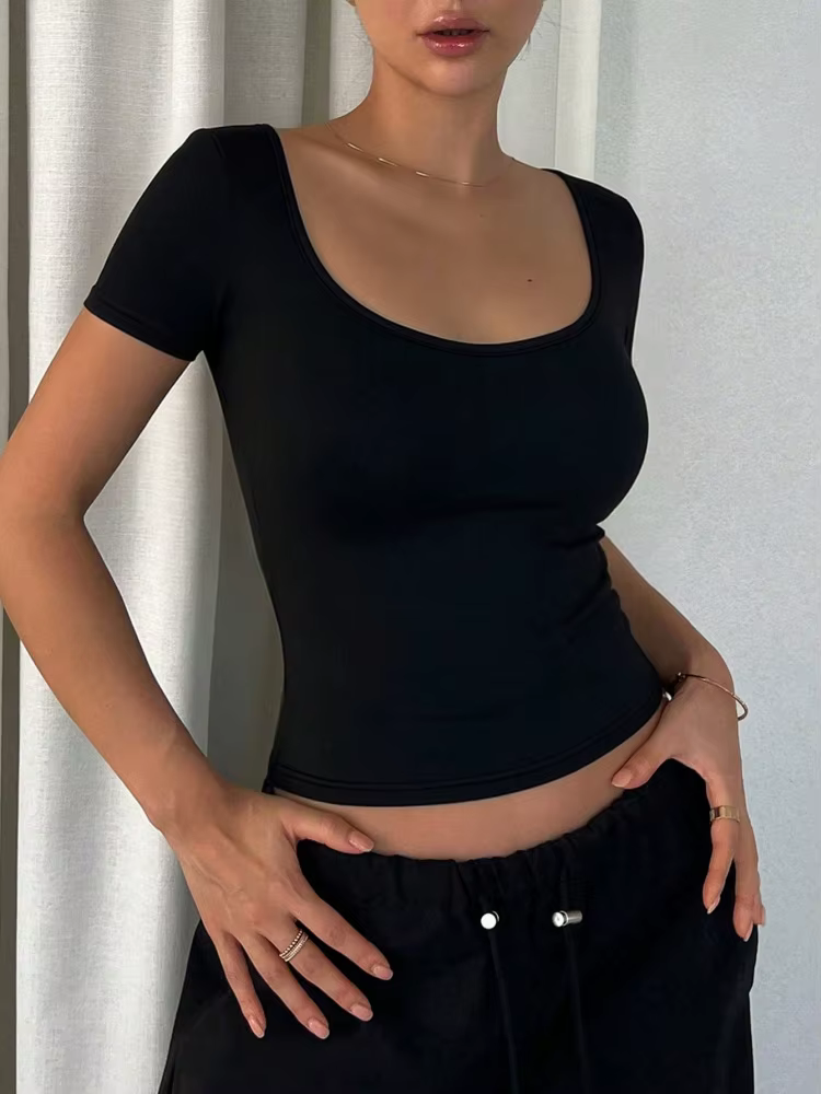 T-shirt dos nu pour femmes
