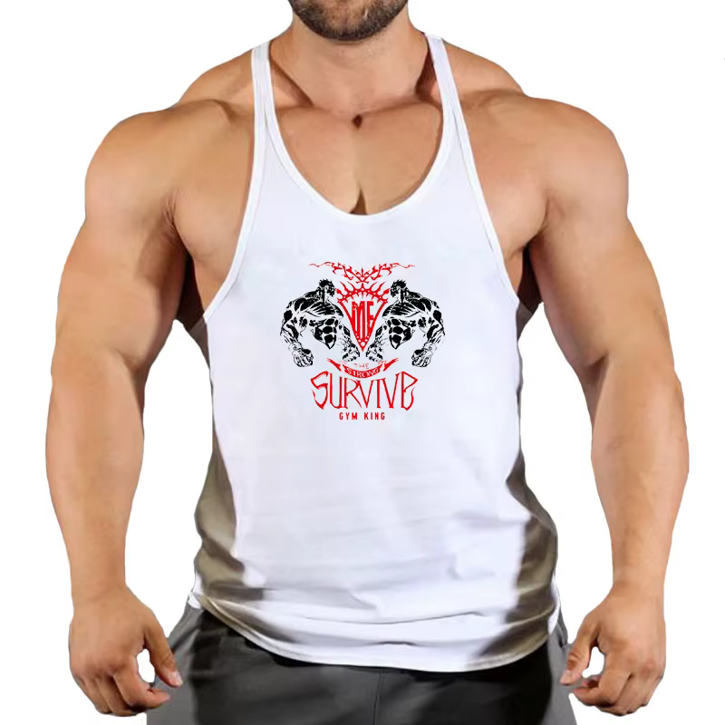 Stringer Singlet-Vêtements de fitness pour hommes