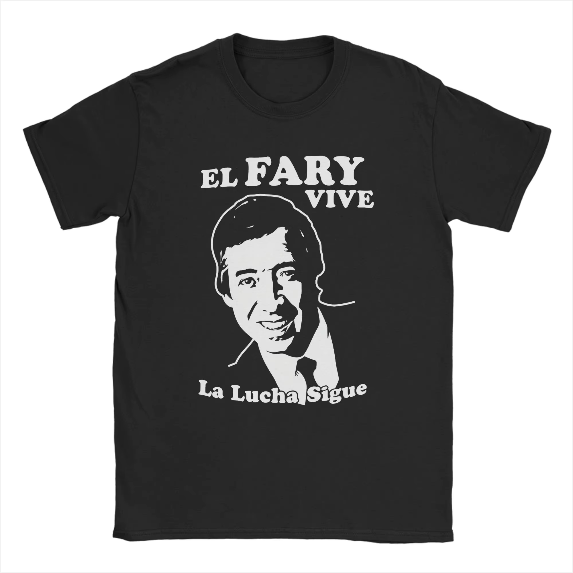 T-shirt surdimensionné d'été avec portrait du chanteur espagnol El Fary