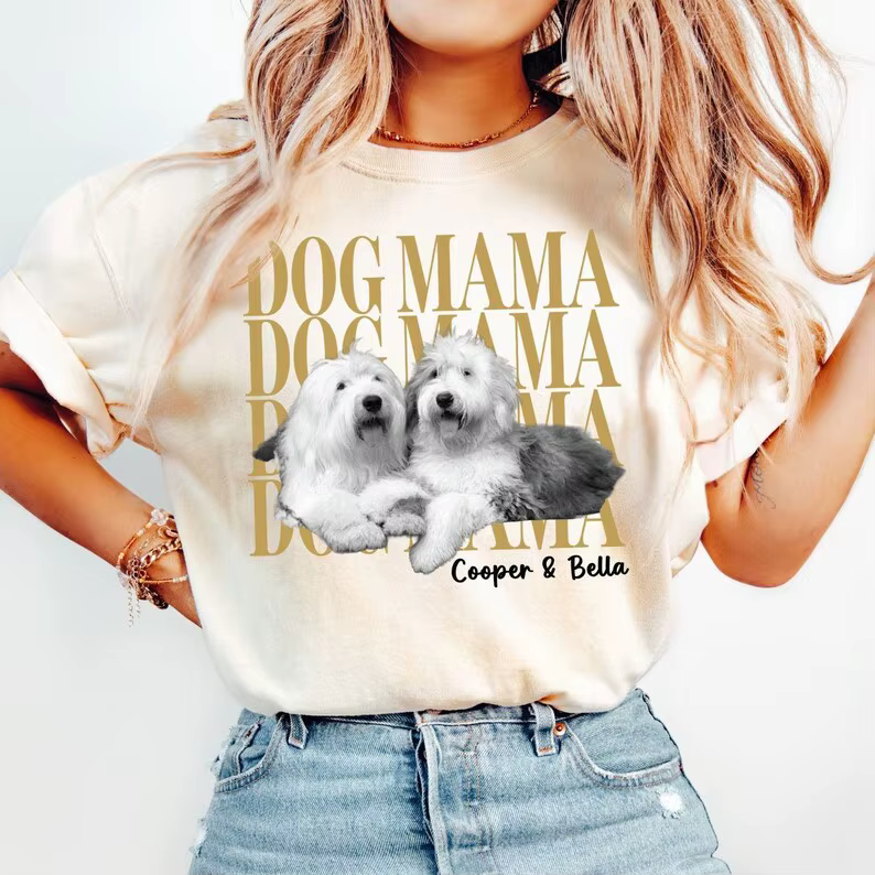 T-shirt personnalisé avec photo de votre animal de compagnie