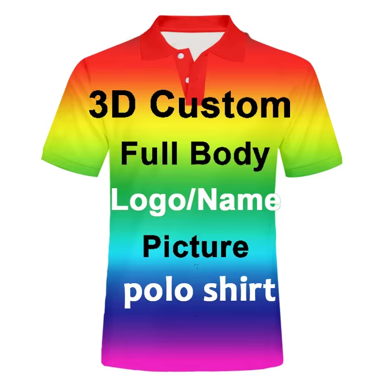 T-shirt personnalisé imprimé 3D pour hommes