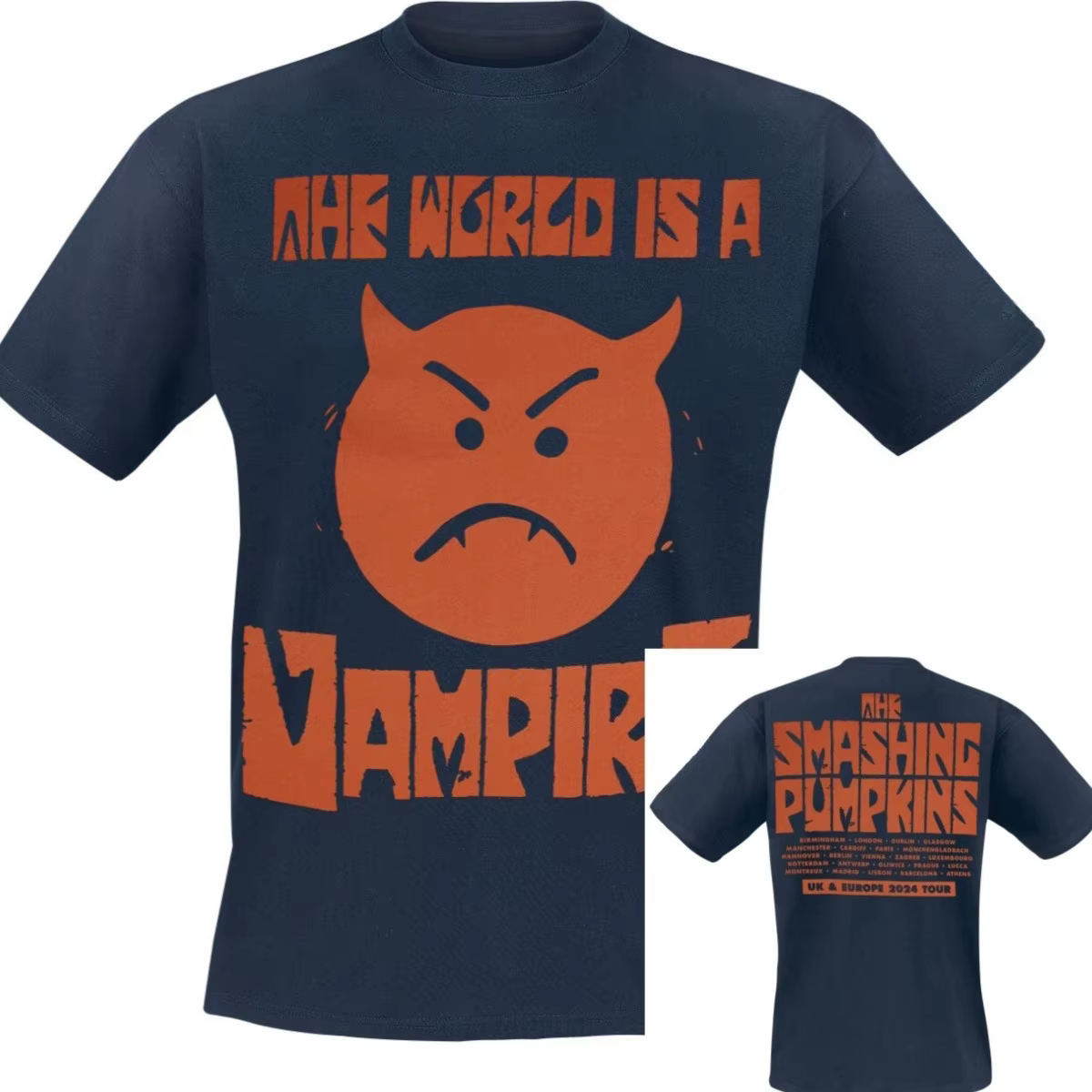 T-shirt Smashing Pumpkins pour hommes et femmes