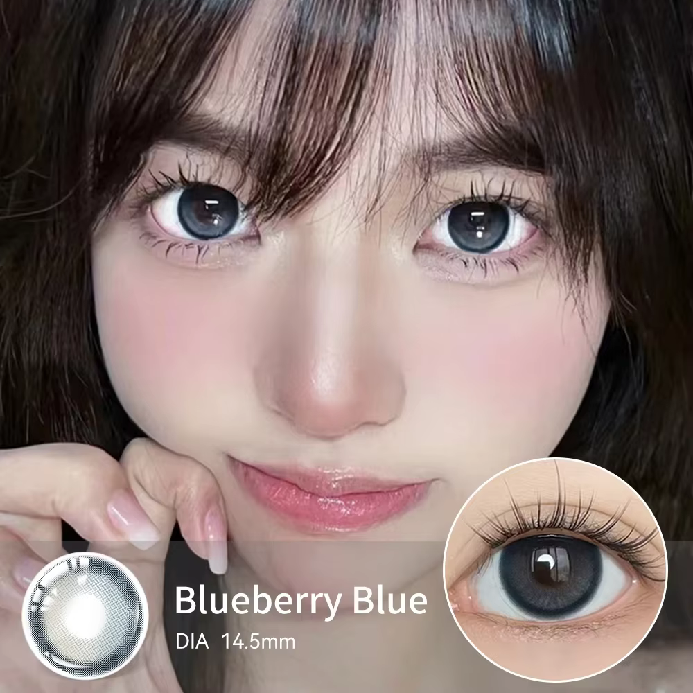 1 paire beauté 10 couleurs lentilles de Contact pour les yeux naturel élève couleur lentille