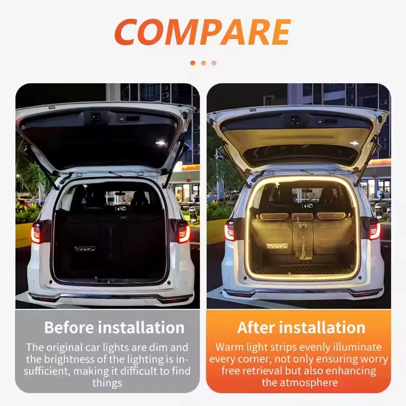 Lumières d'éclairage de coffre LED