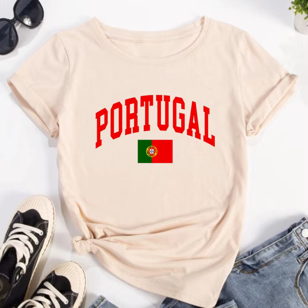 T-shirt femme, vêtement de styliste japonais, Portugal