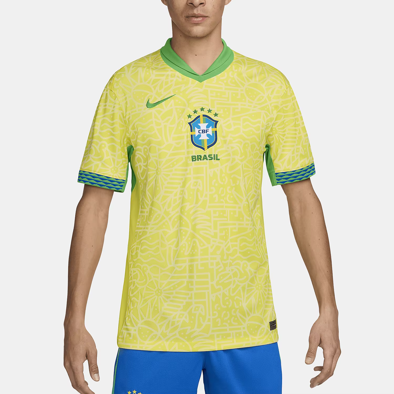 Nike produit authentique Dri-FIT maillot de football respirant pour hommes FJ4284-706