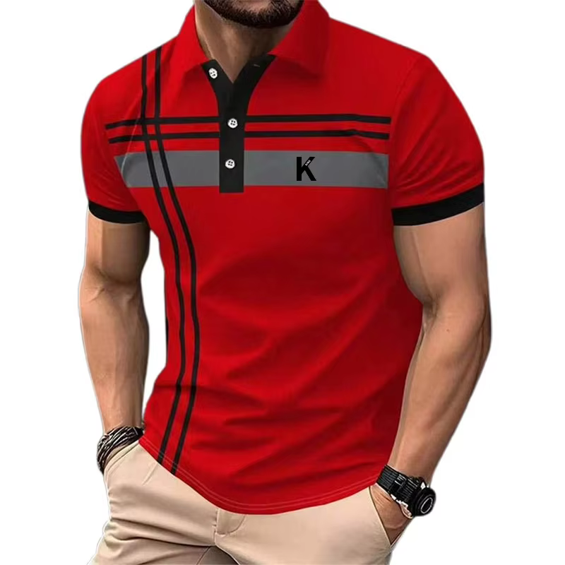 Polo de rugby à manches courtes pour homme