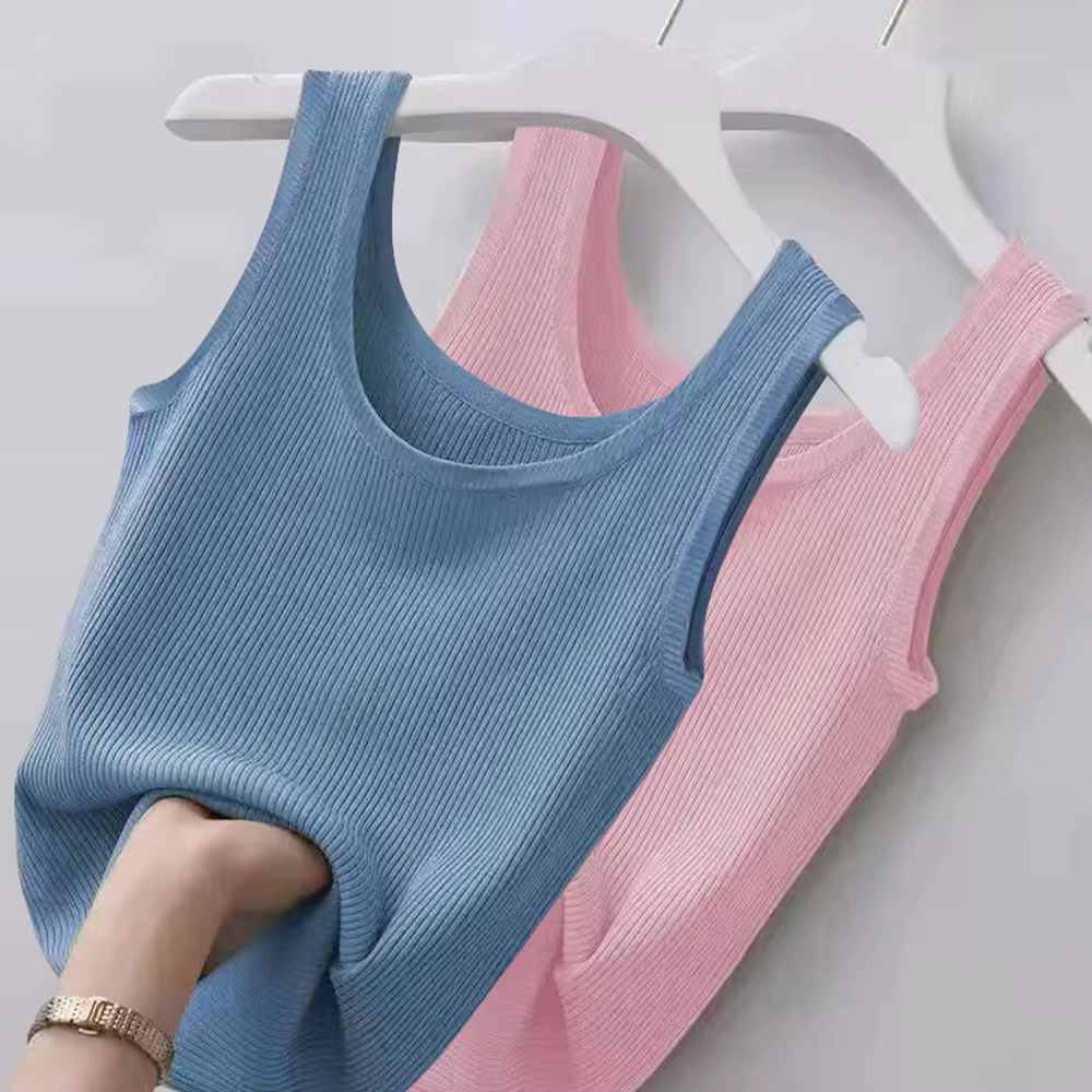 Camisole à col en U pour femme