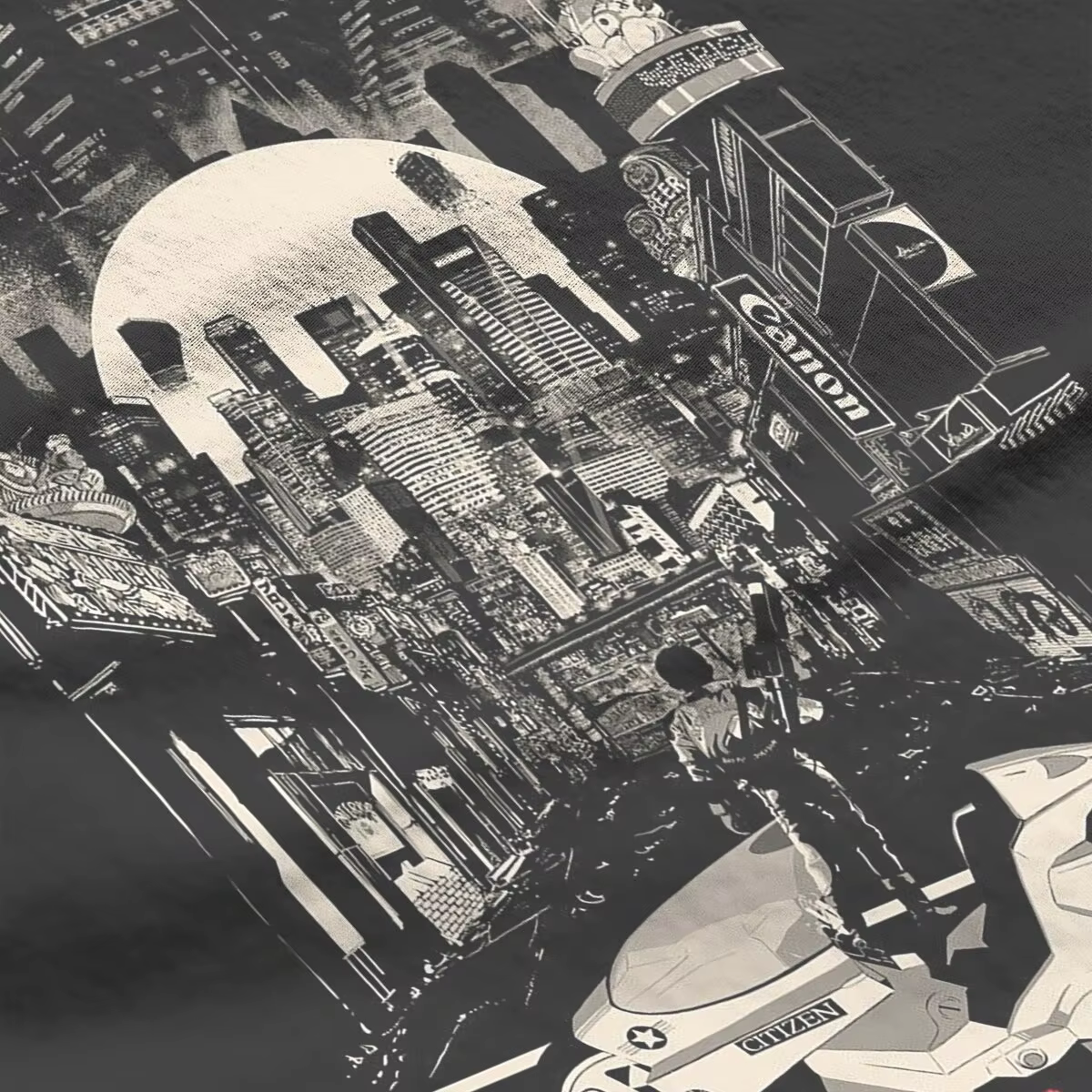 Akira Anime Katsuhiro otomo oke eda cyberpunk T Shirt pour Hommes 100% Coton Vintage T-Shirts Tees Vêtements Cadeau
