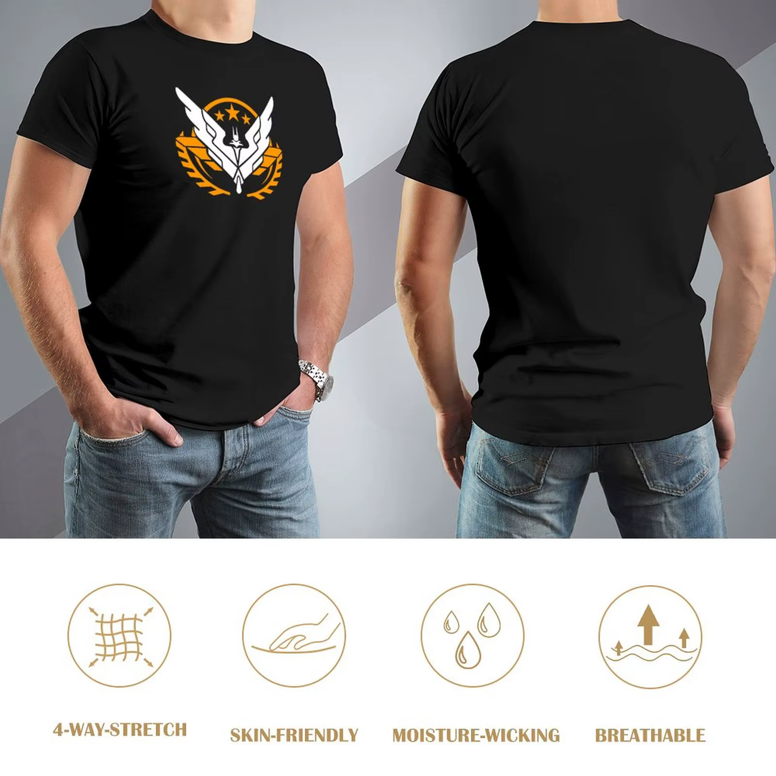 T-shirt col rond homme