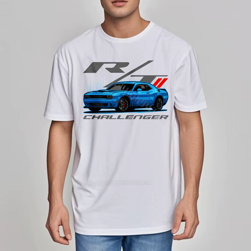 Hommes T-shirt coton col rond