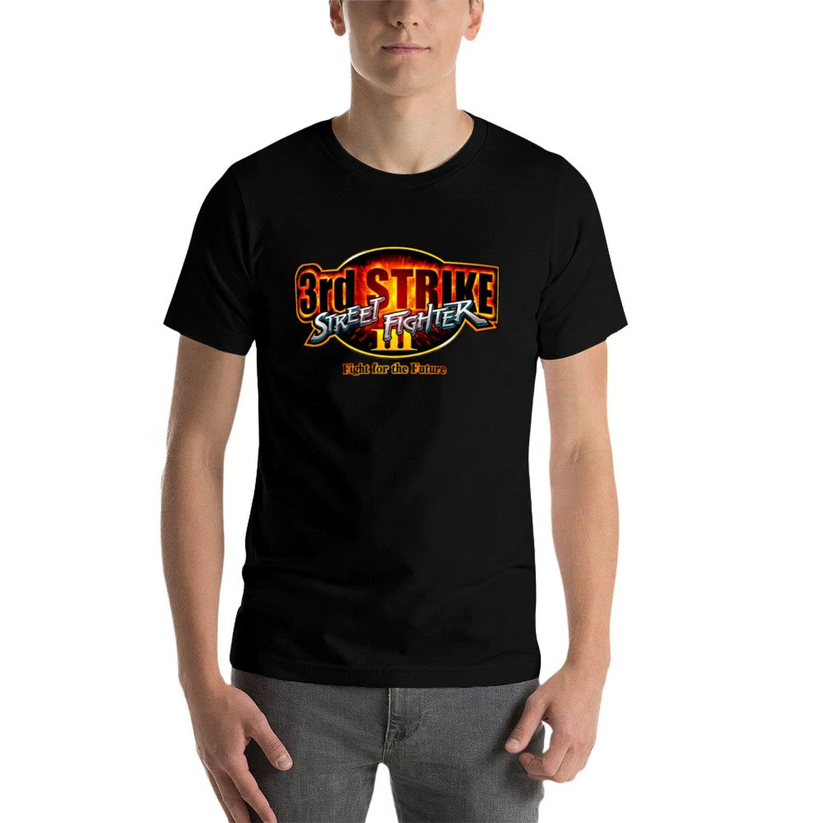 Street Fighter III: 3ème frappe-Lutte pour le futur logo T-Shirt chemises